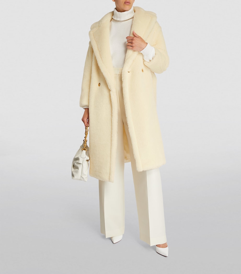 Teddy Bear Icon Coat WHITE Image 2