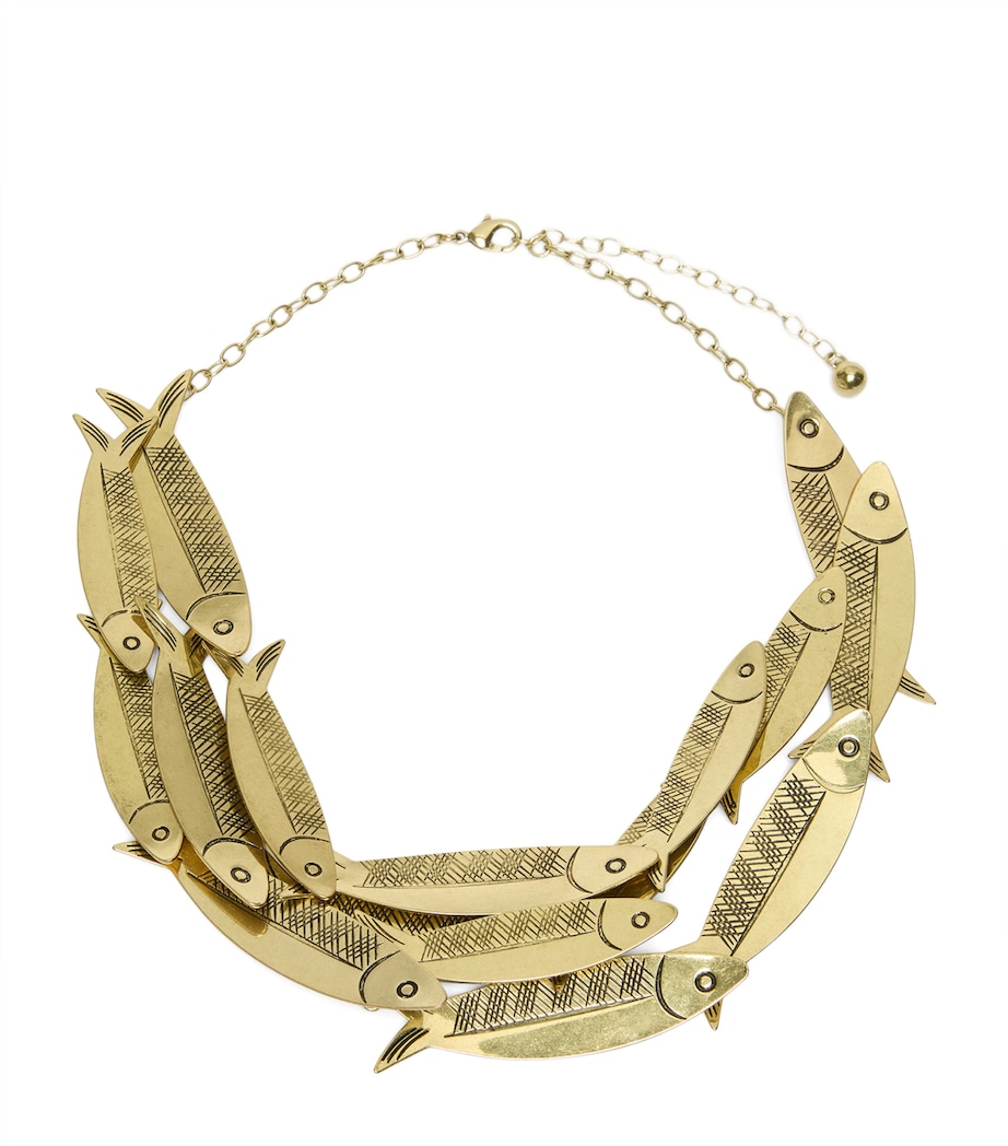 Marina Rinaldi Fish Necklace Gold Image 1