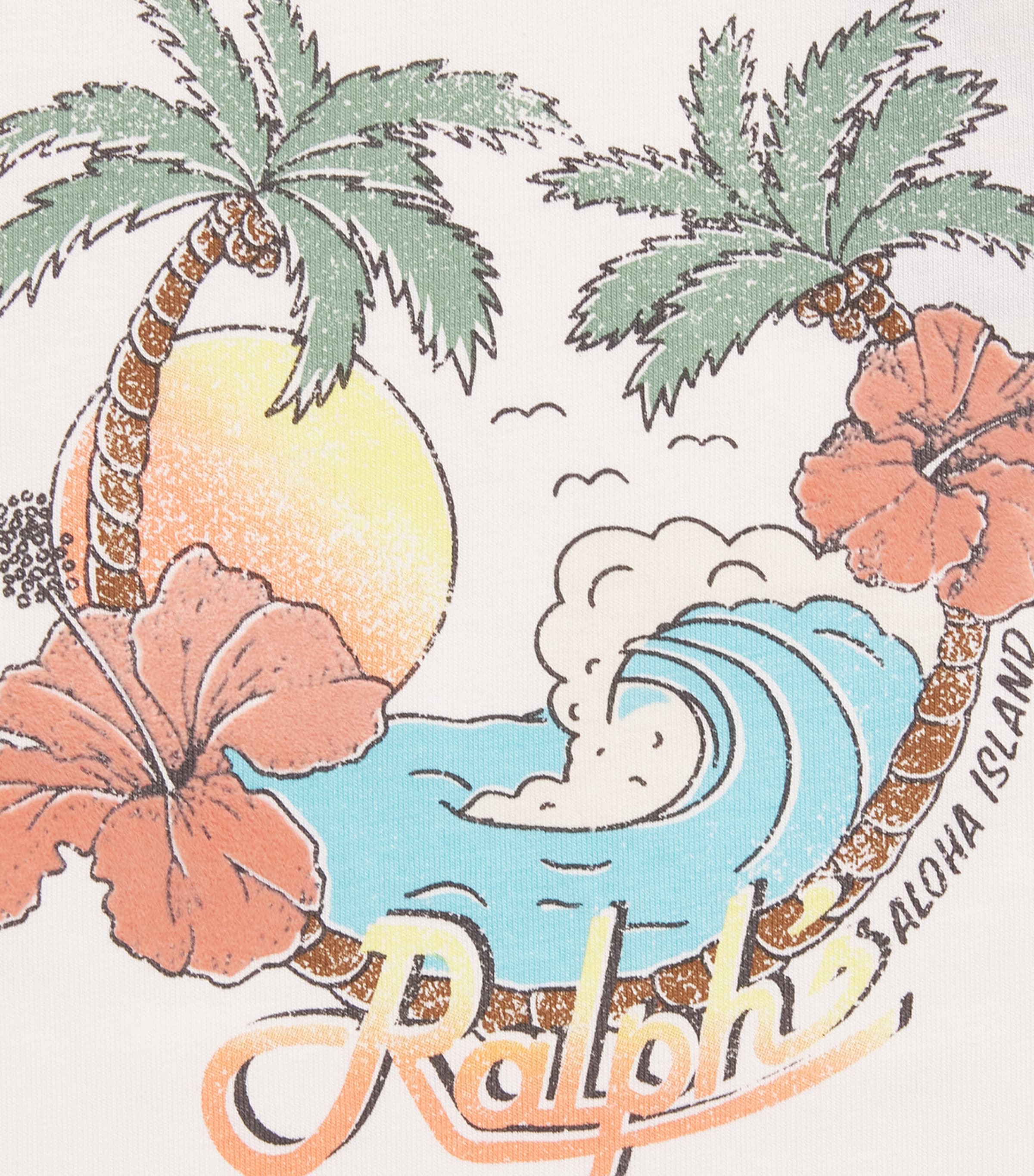 Ralph Lauren Kids Cotton Graphic T-Shirt (2-7 Years) White Image 3