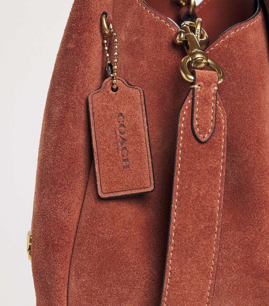 Coach Large Suede Lana 23 Top-Handle Bag Image 6