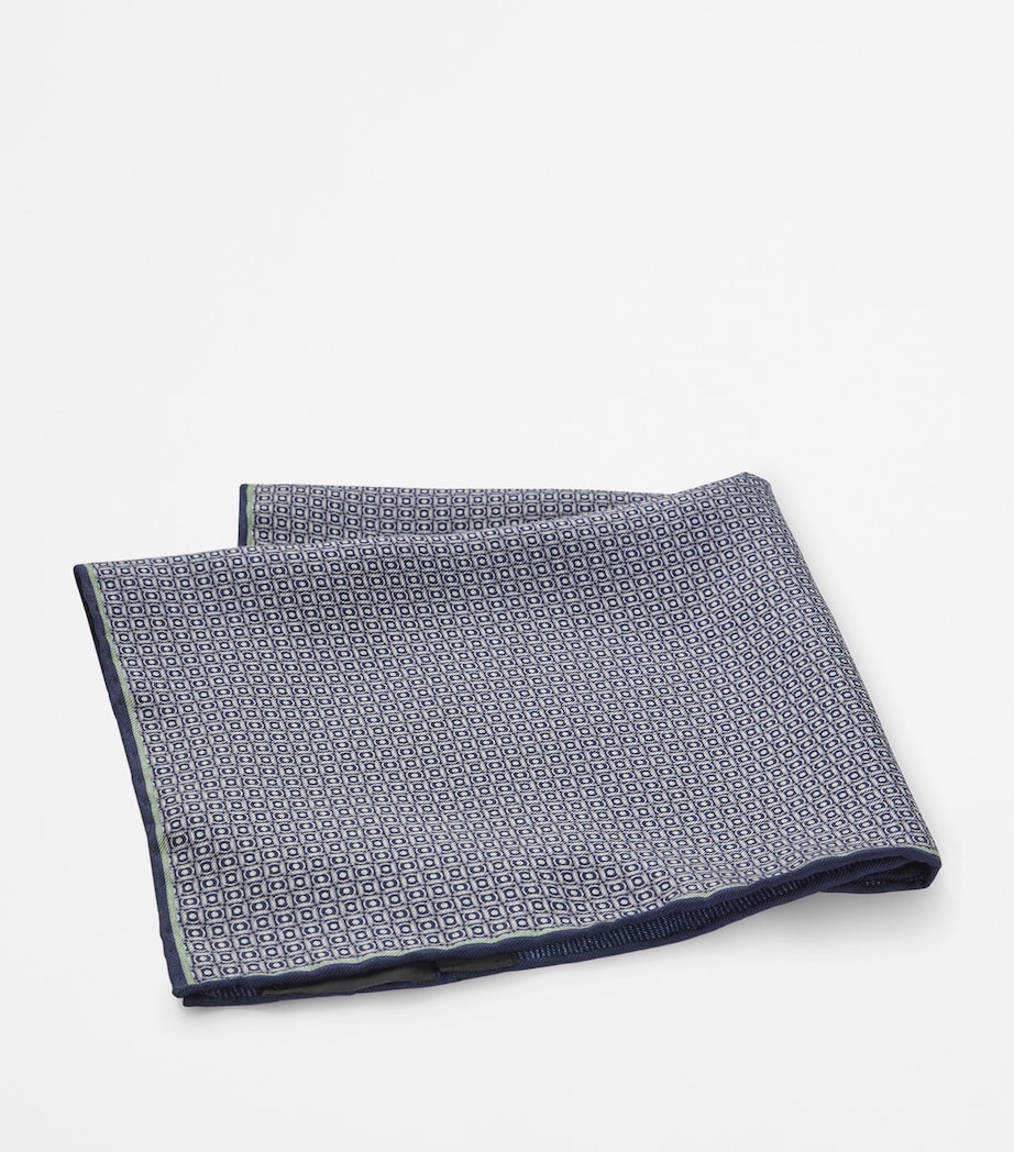 BOSS Silk Patterned Pocket Square Image 3