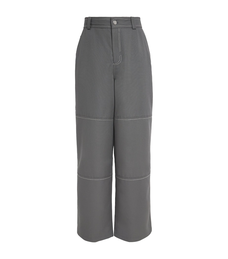 New Wool Canvas Workwear Trousers 0516 CARBON Image 1