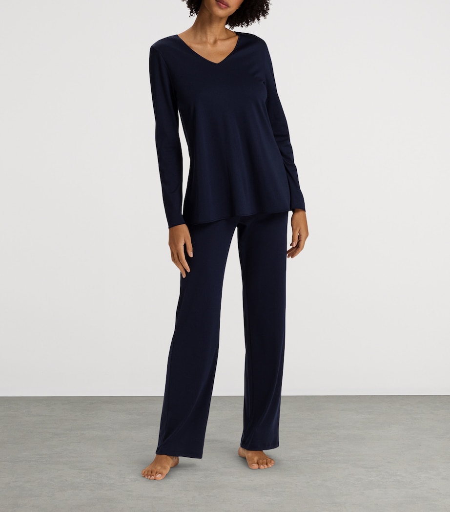 Cotton Pyjama Set DEEP NAVY Image 2