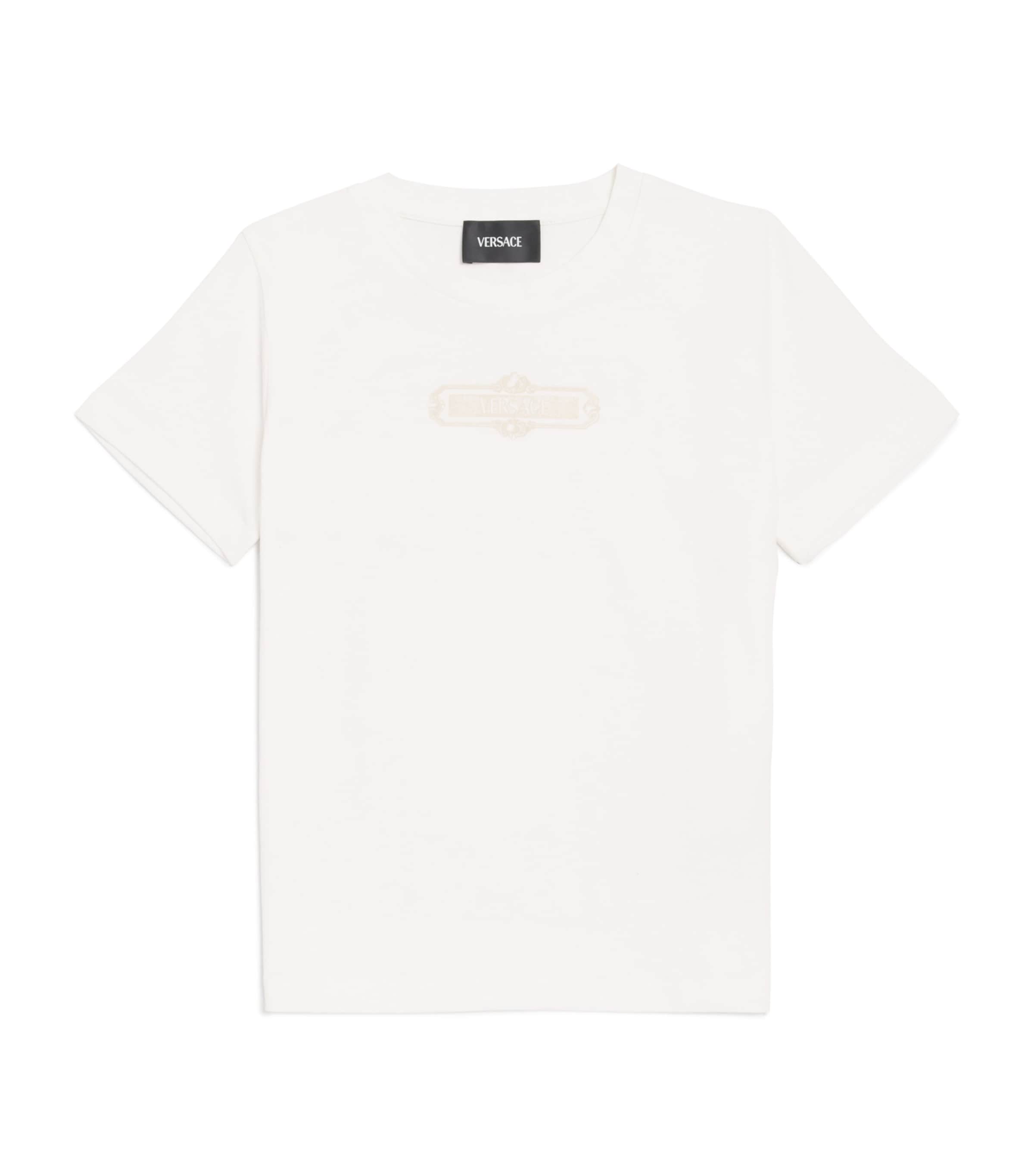 Jersey Graphic Print T-Shirt (1-5 Years) 2W110WHITE+GOLD Image 1