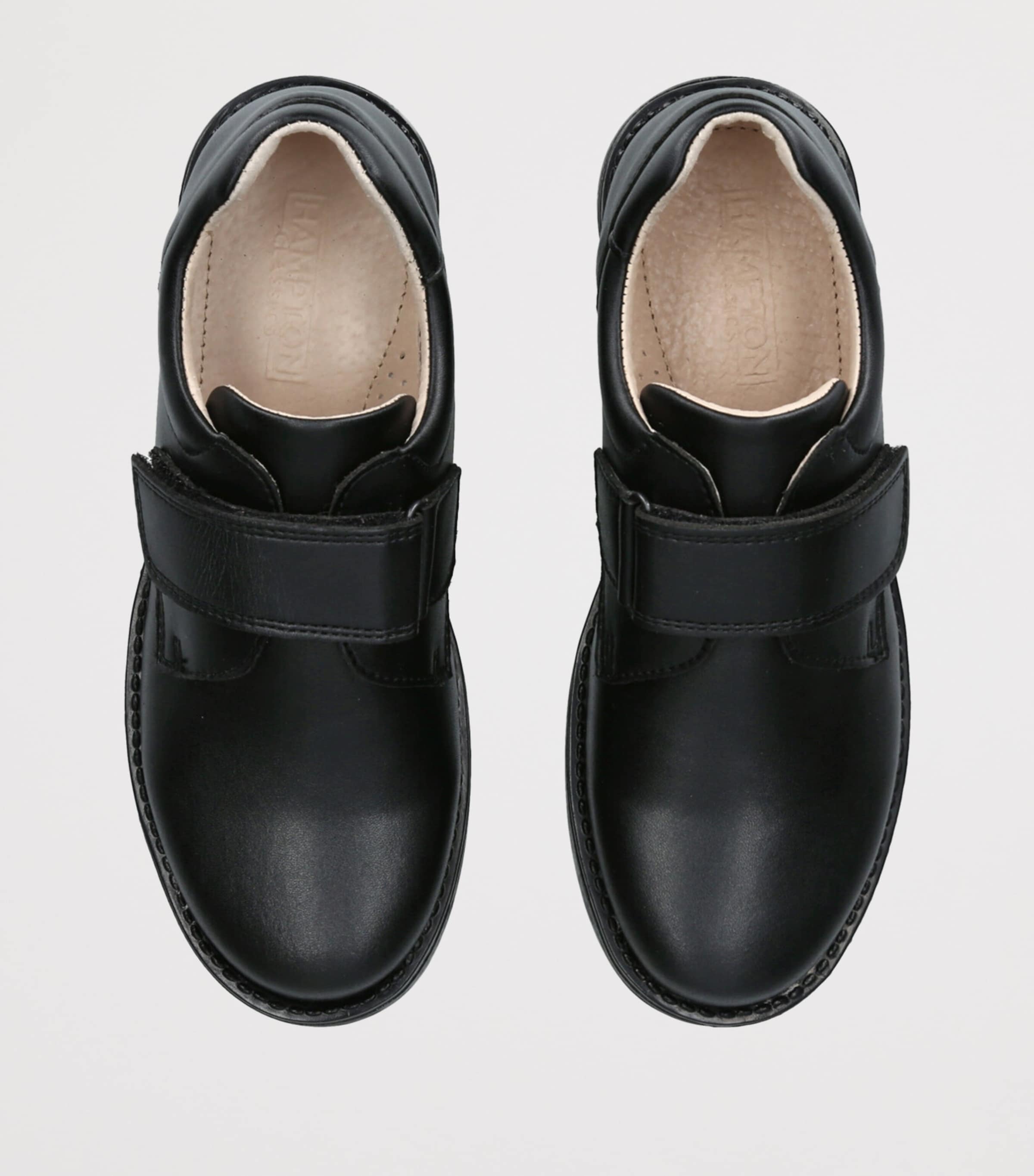 Leather George School Shoes BLACK Image 4