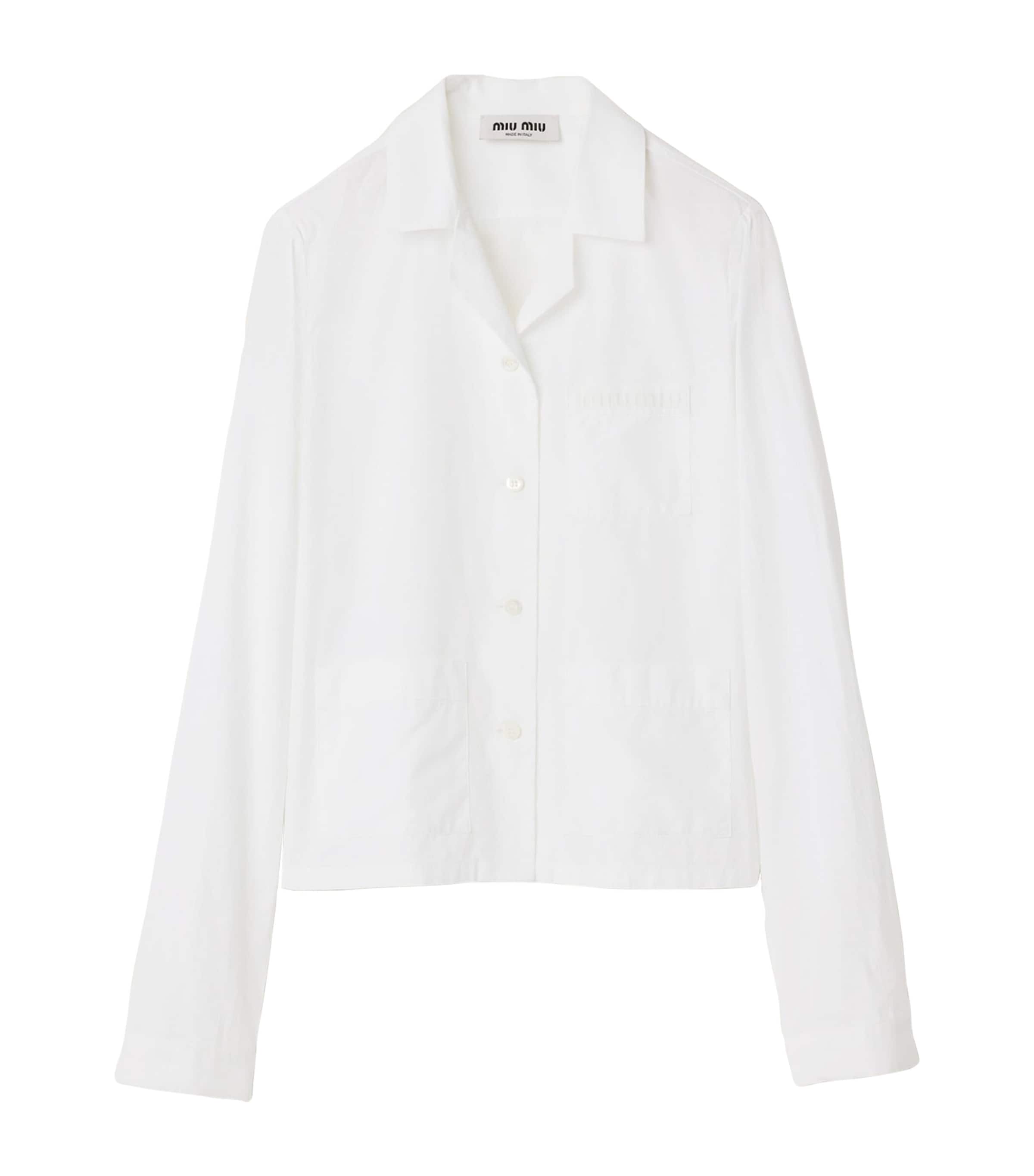 Miu Miu Cotton Poplin Shirt | Harrods UK