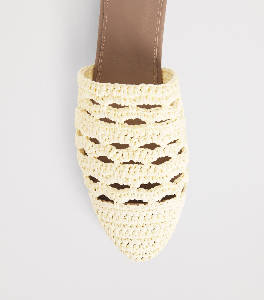 Raffia Mules OFF WHITE Image 5