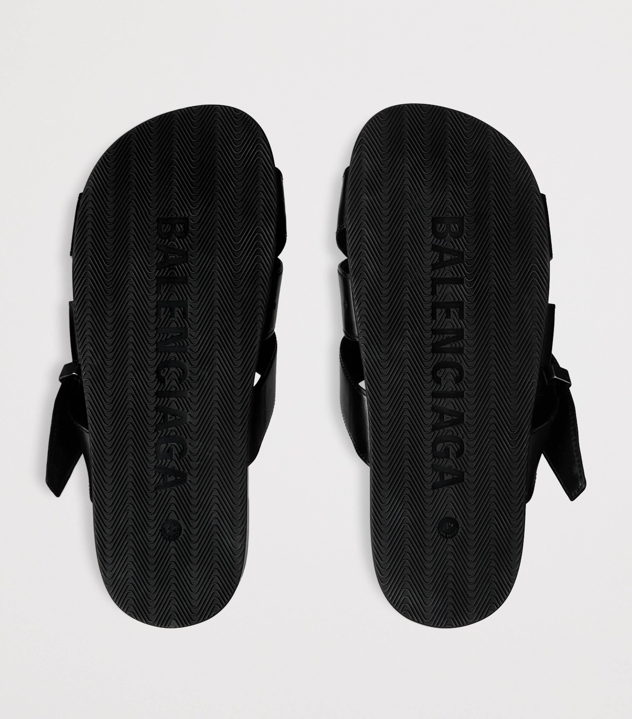 Balenciaga Calfskin Belt Mules Image 7