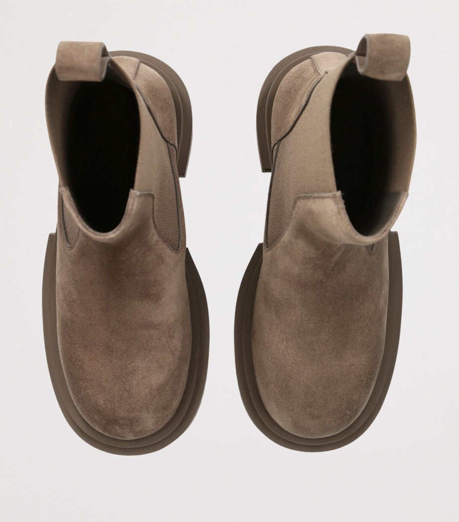 Suede Beatle Bogun Boots MID BROWN Image 4