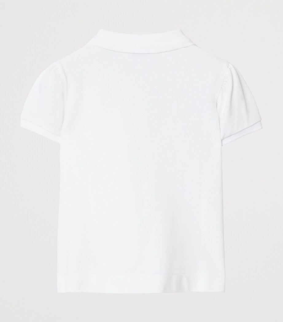 Piqué Cotton Polo Shirt (3-12 Years) WHITE Image 2