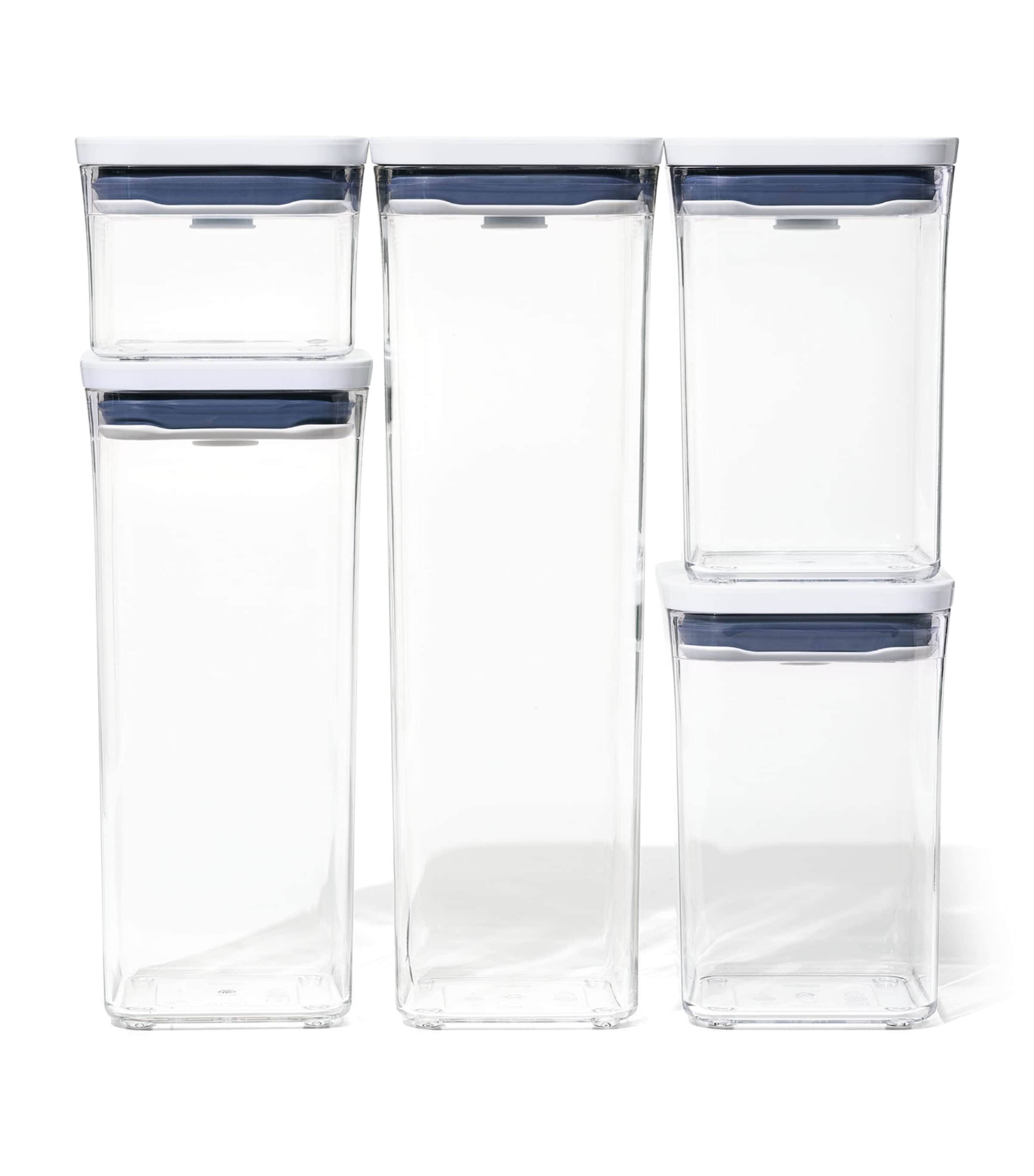 Oxo Set Of 5 Good Grips Pop Containers