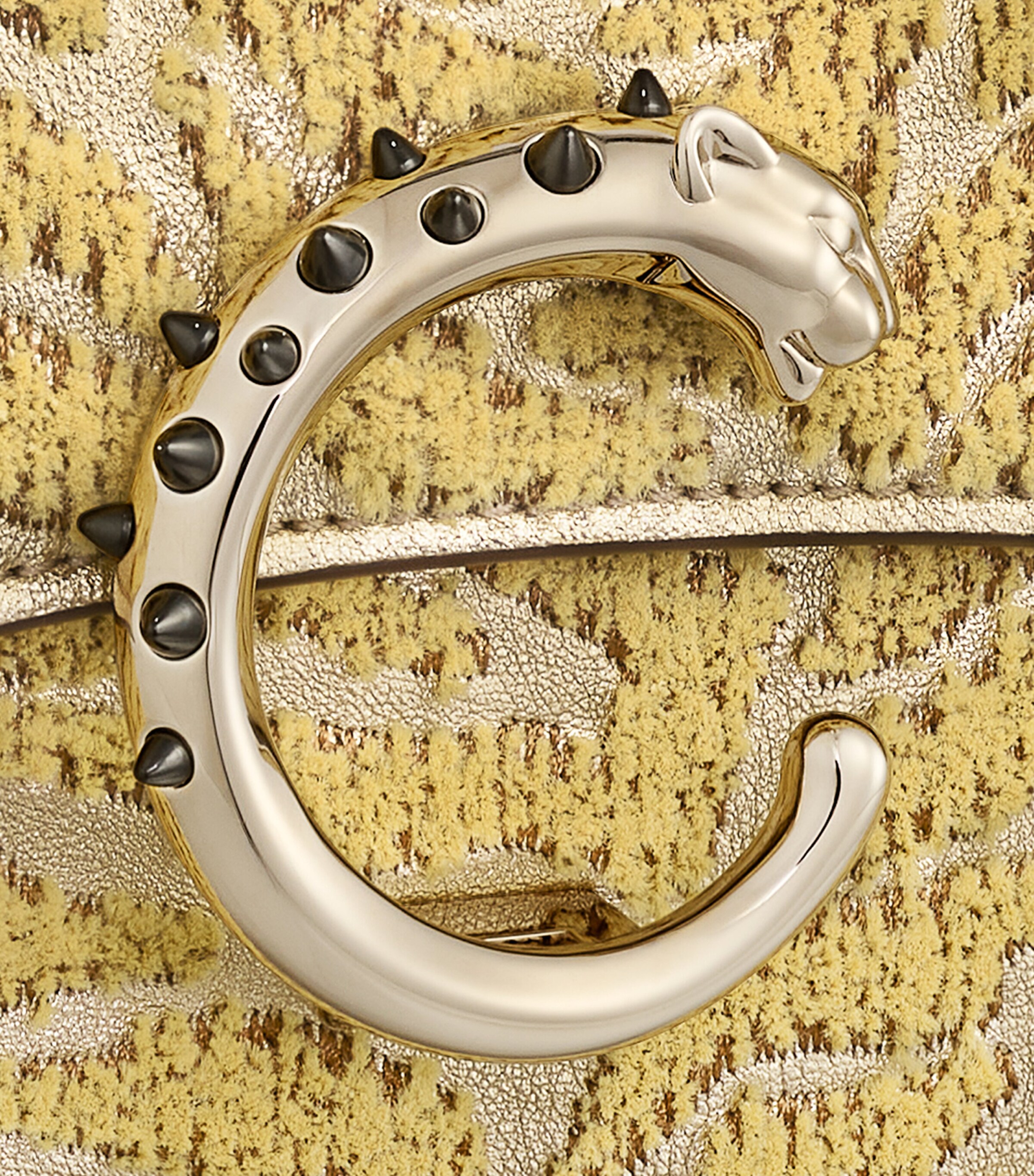 Cartier Mini Embroidered Panthère de Cartier Cross-Body Bag Golden Image 2