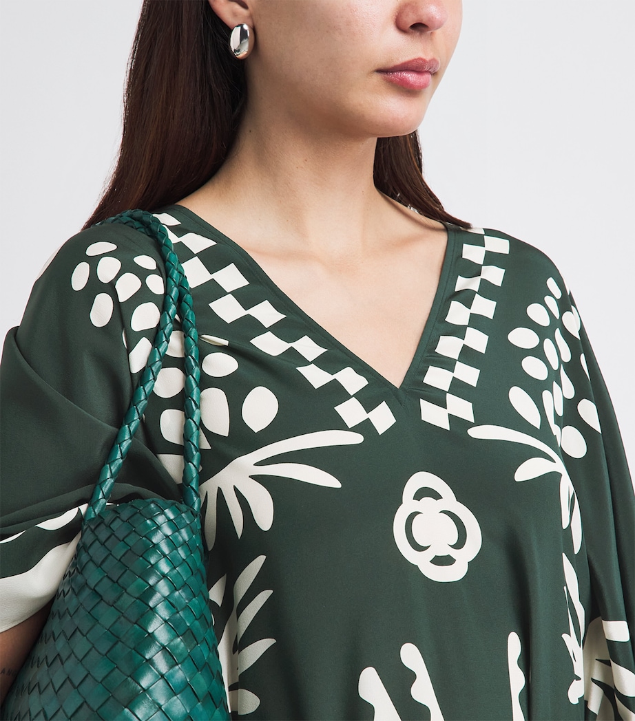 Eres Womens Silk Printed Holi Kaftan Scarabee Image 3
