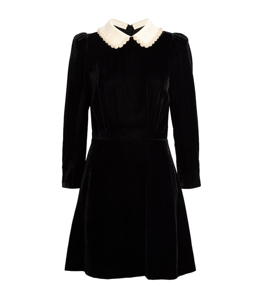 LONG-SLEEVED CHAMPAGNE BODY WITH A CLAUDINE COLLAR IN VELVET, BABY LONG-SLEEVED CHAMPAGNE BODY WITH A CLAUDINE COLLAR IN VELVET, BABY