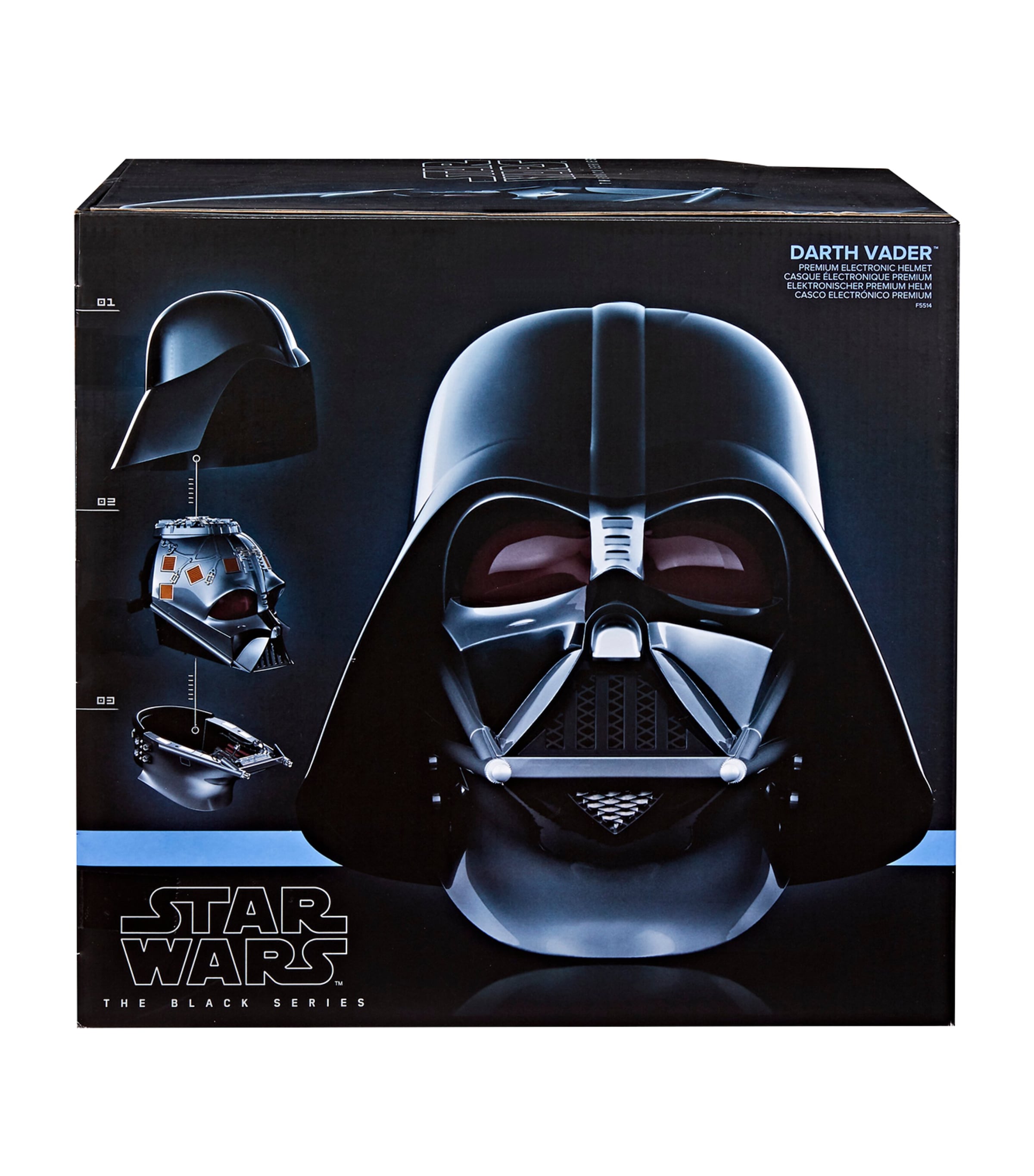 Star Wars The Black Series Darth Vader Premium Electronic Helmet Image 1