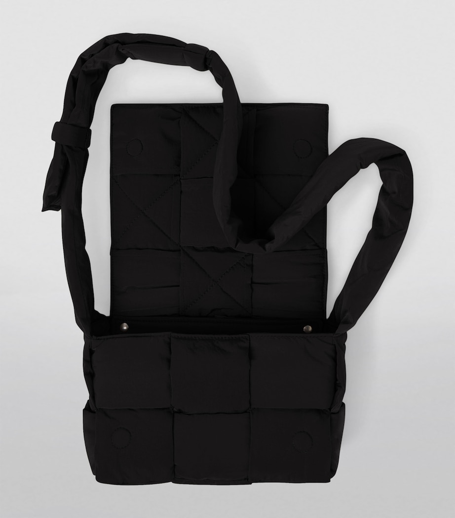 Padded Tech Cassette Cross-Body Bag BLACK-SILVER Image 2