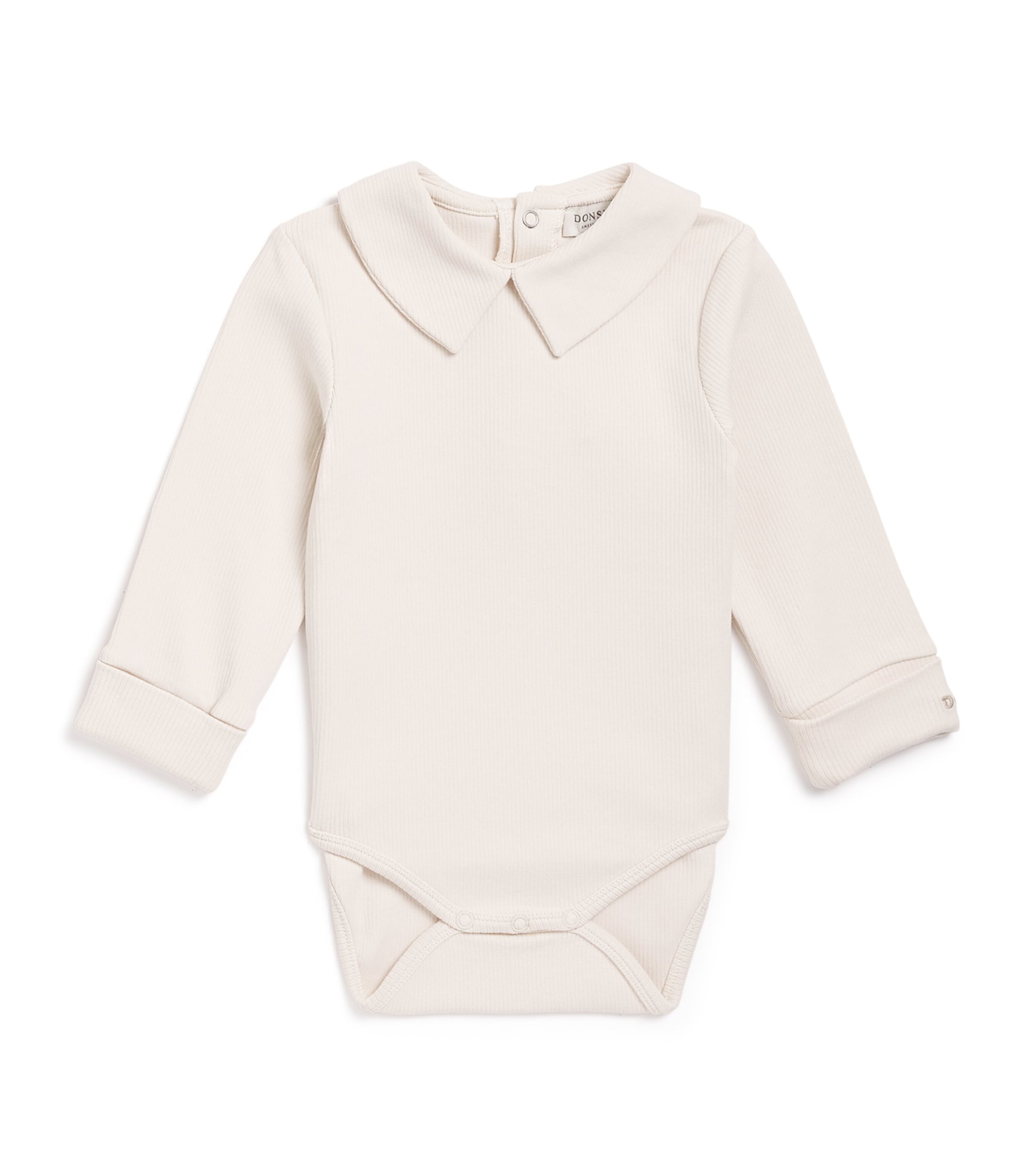 Donsje Cotton-Blend Bienkes Bodysuit (0-30 Months) White Image 1