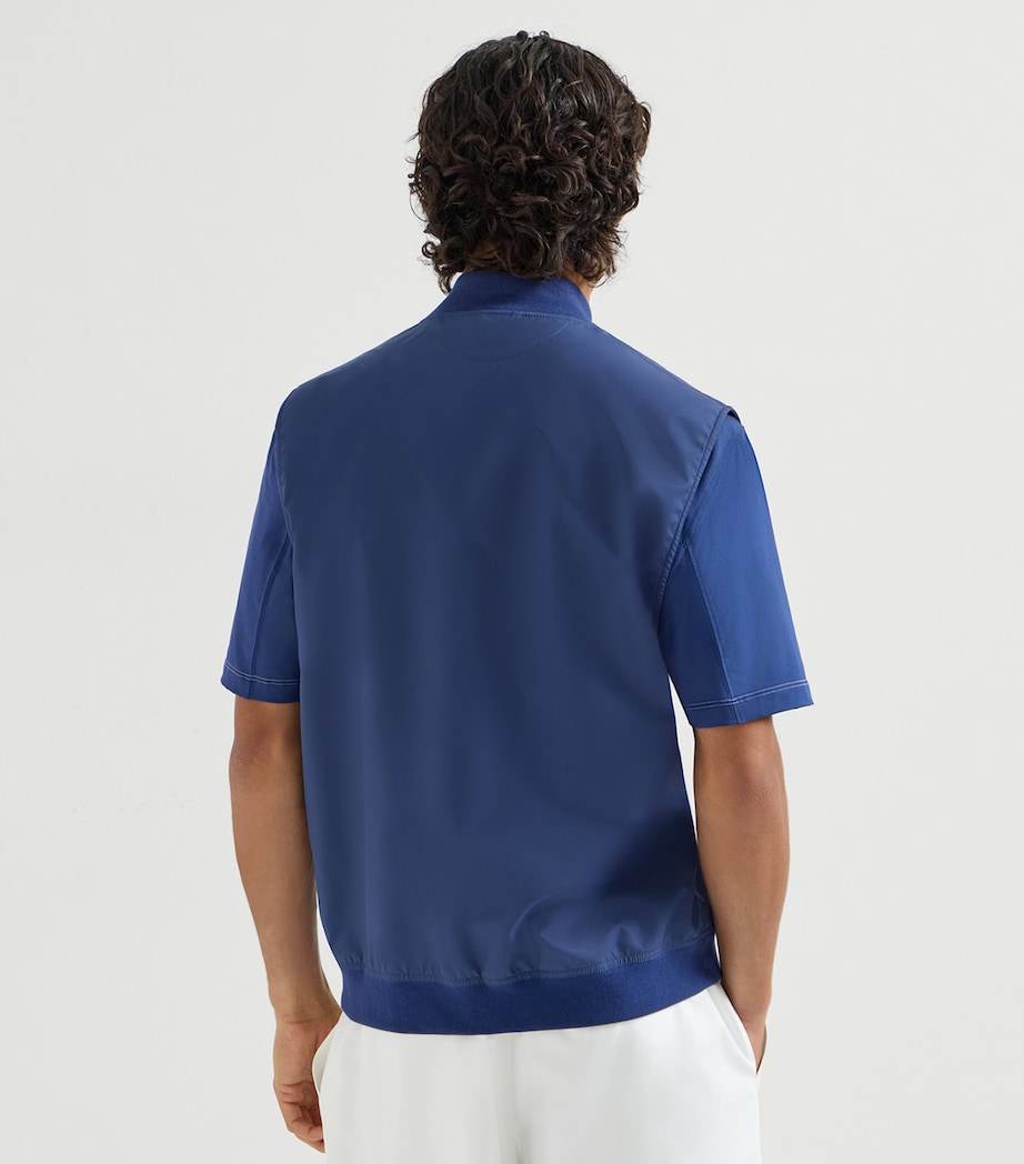 Brunello Cucinelli Mens Technical Crest Gilet Image 5