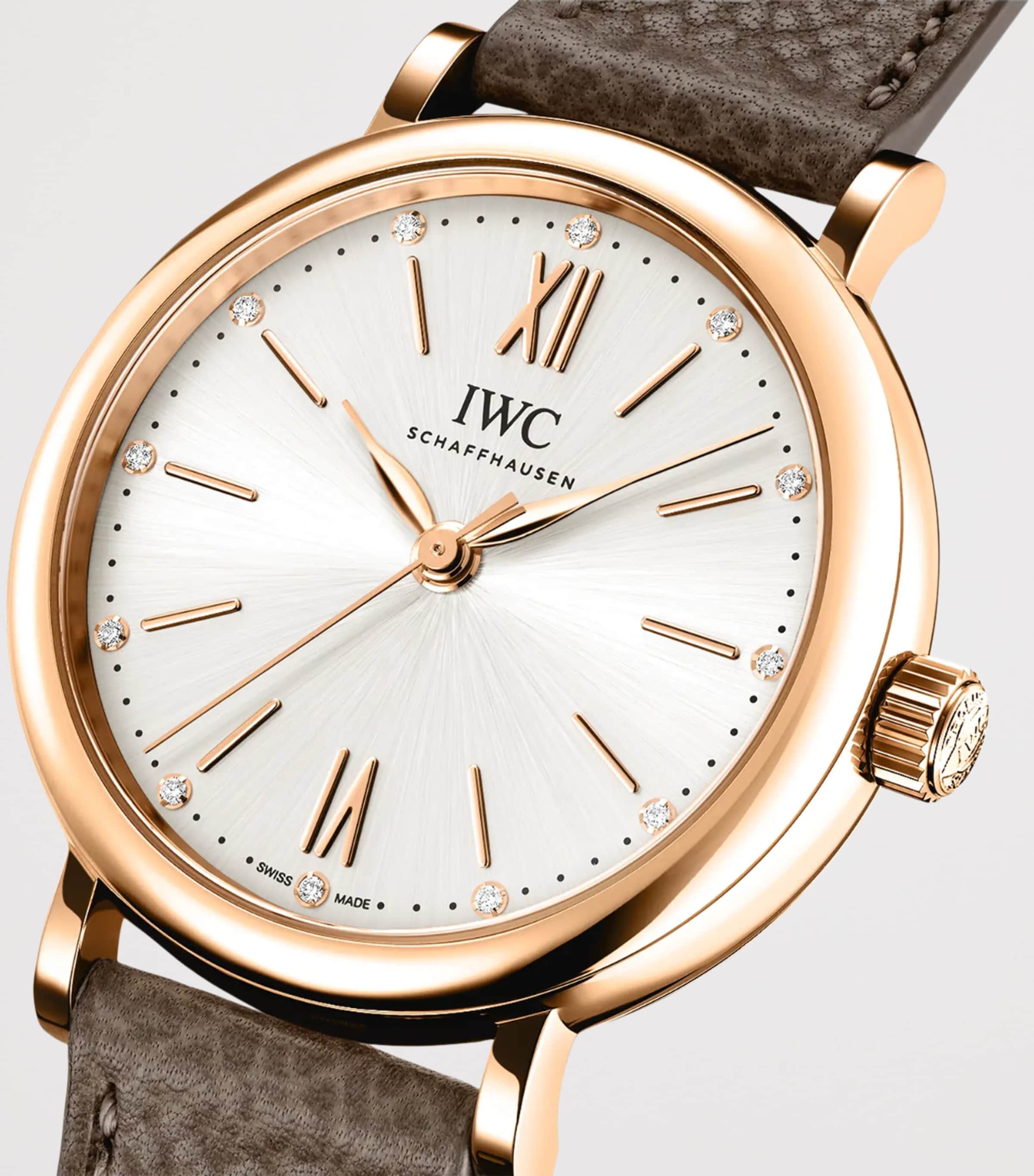 Rose Gold Portofino Watch 34mm SILVER Image 3