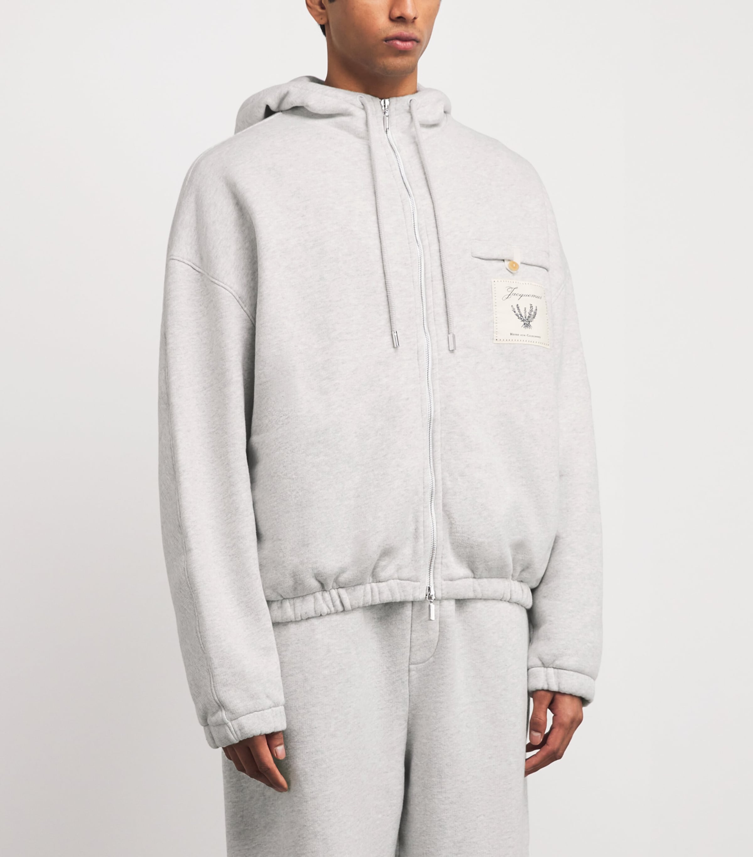 Cotton Torneo Hoodie ROSEMARY LBL GRY-9CI Image 3