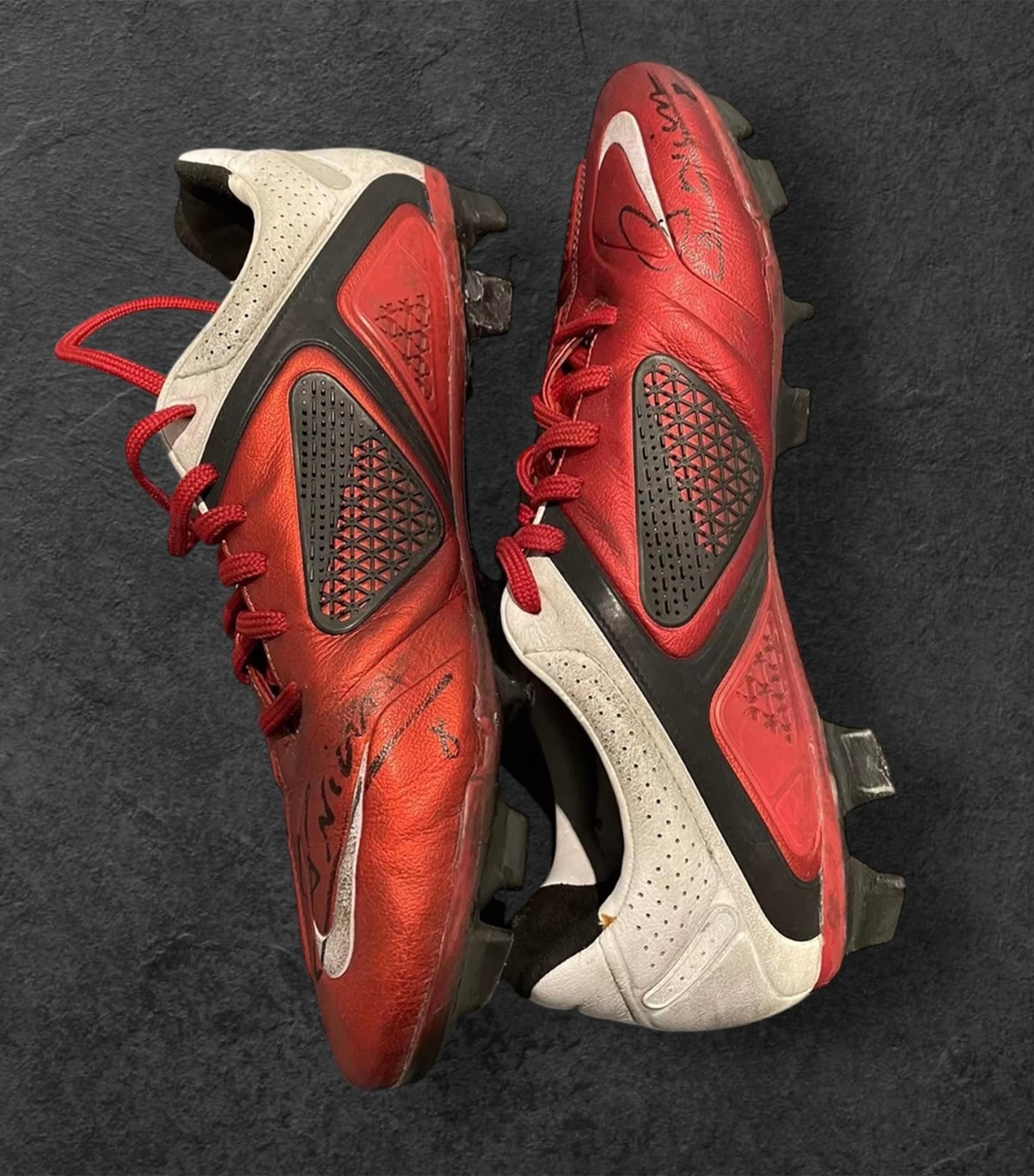 Andrés Iniesta Multi Match-Worn & Signed 2010-11 Barca Season Boots Framed Display MULTI Image 3