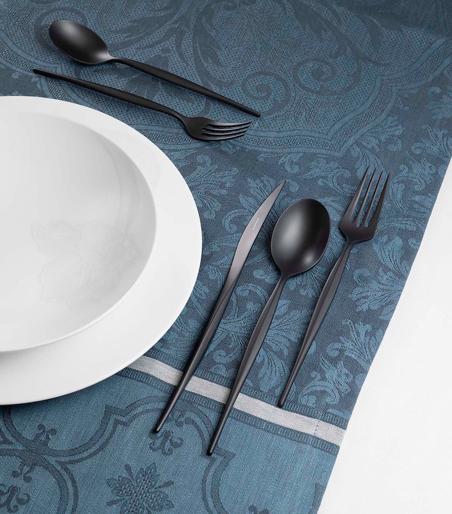 Stainless Steel Black Diamond Natura 24-Piece Cutlery Set BLACK Image 2