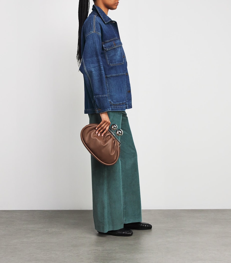 Corduroy Straight Trousers OIL Image 2