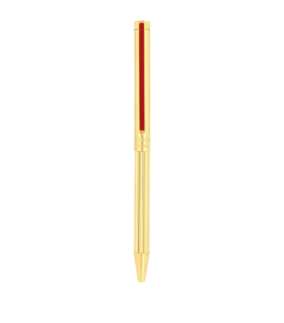 Palladium and Yellow Gold-Trim Classique Ballpoint Pen GOLD Image 3