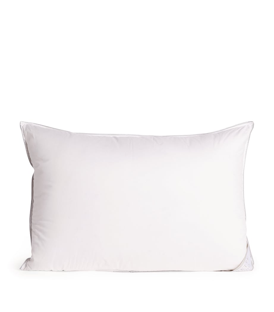 Firm Cortina Down Pillow (51cm x 71cm) B100 WHITE Image 1