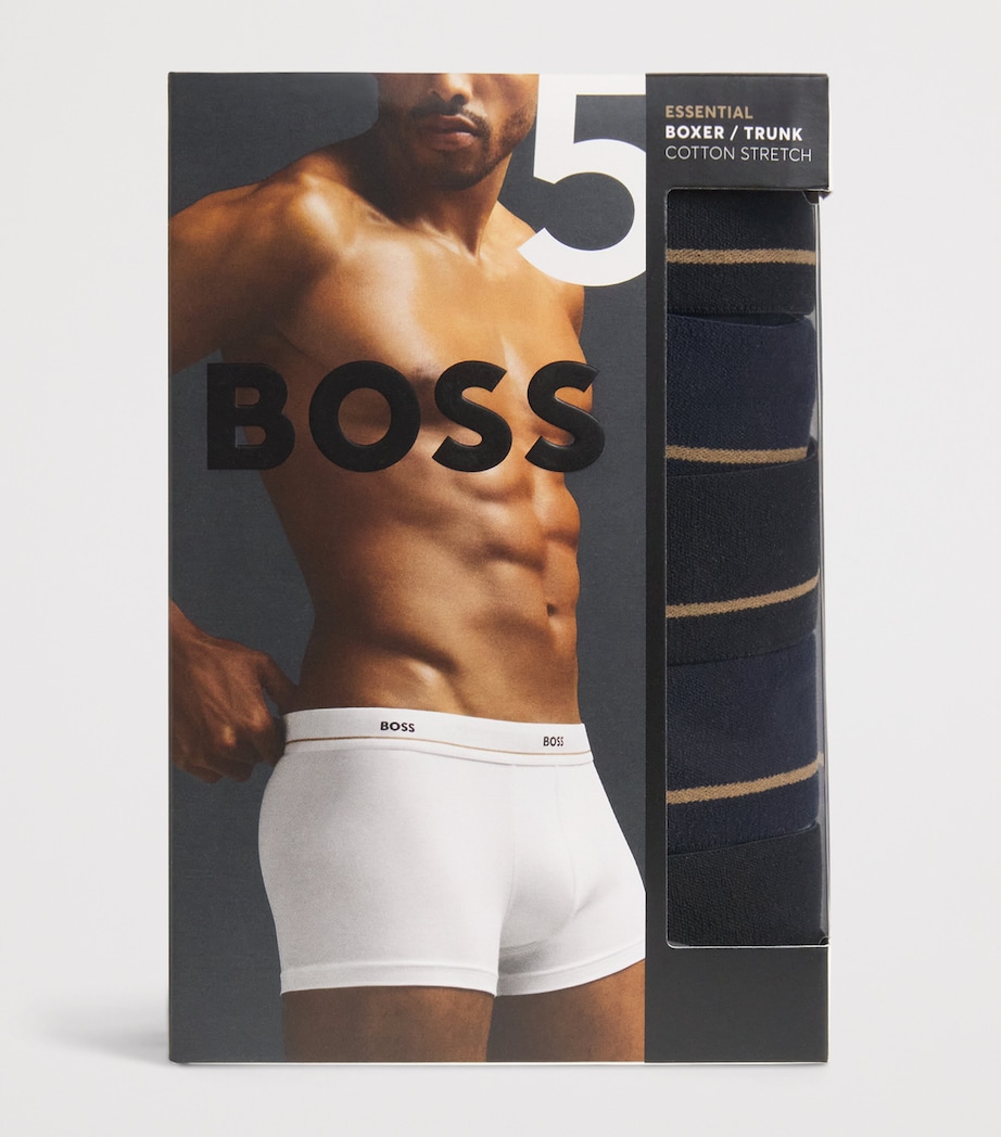 Cotton-Stretch Essential Trunks (Pack of 5) 989 OPEN MISC Image 4