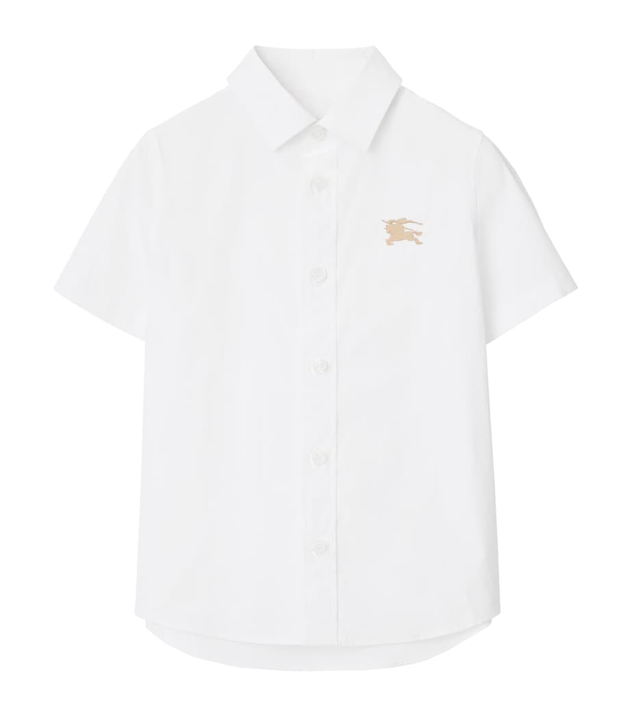 Stretch Cotton Shirt (3-12 Years) WHITE Image 1