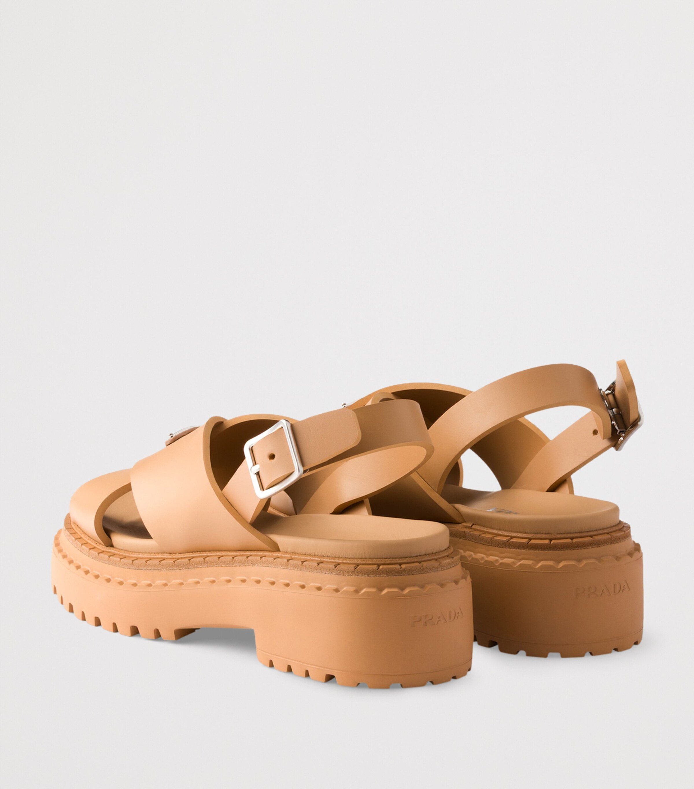 Rubber Platform Sandals 55 F0346 Image 4