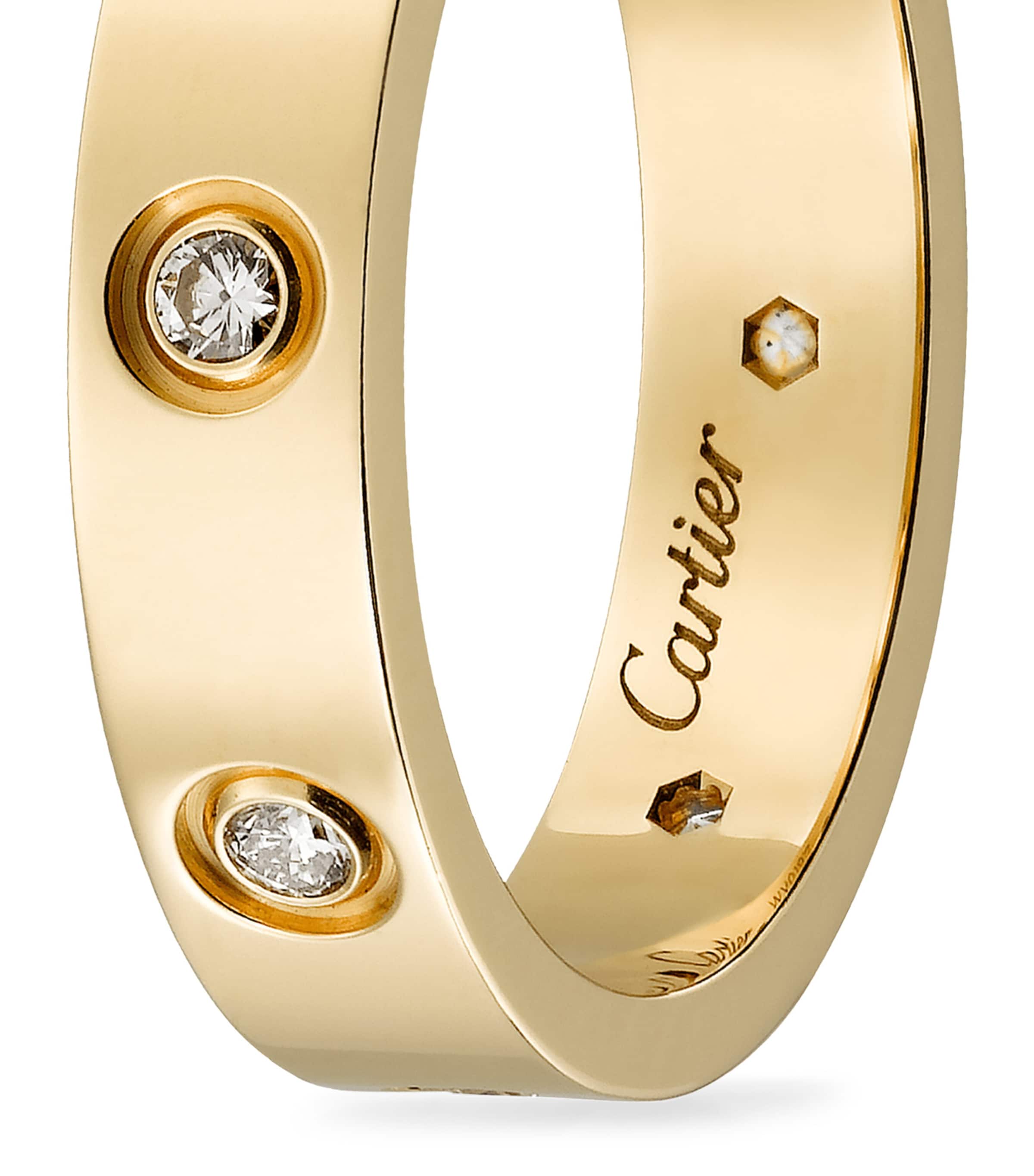 Cartier Yellow Gold and Diamond LOVE Ring Yellow Gold Image 4