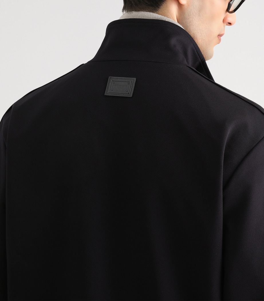 Dolce&Gabbana Mens Zip-Up Sweatshirt Very Dark Bl Image 3