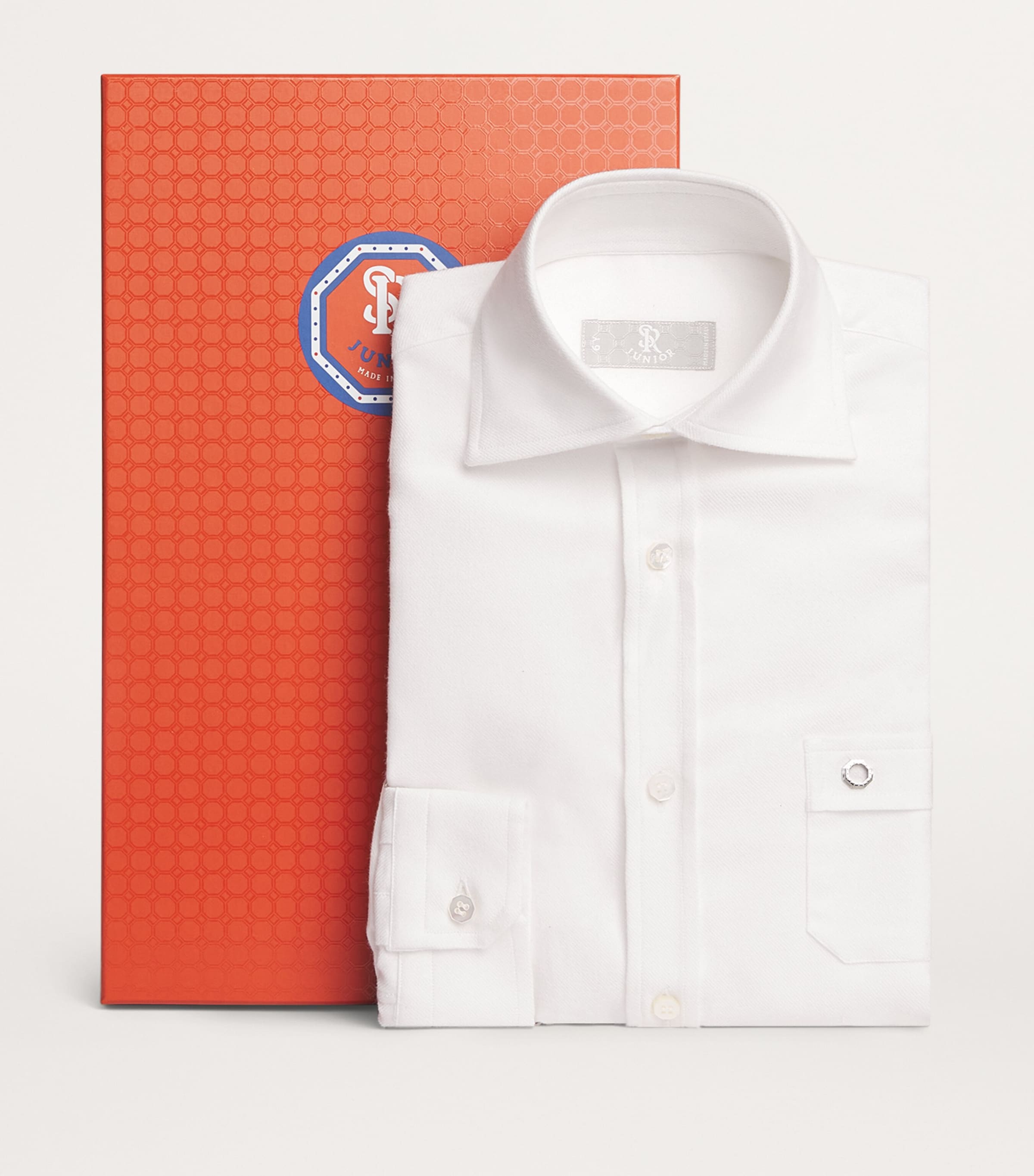 Cotton Shirt (4-16 Years) 001 WHITE Image 2