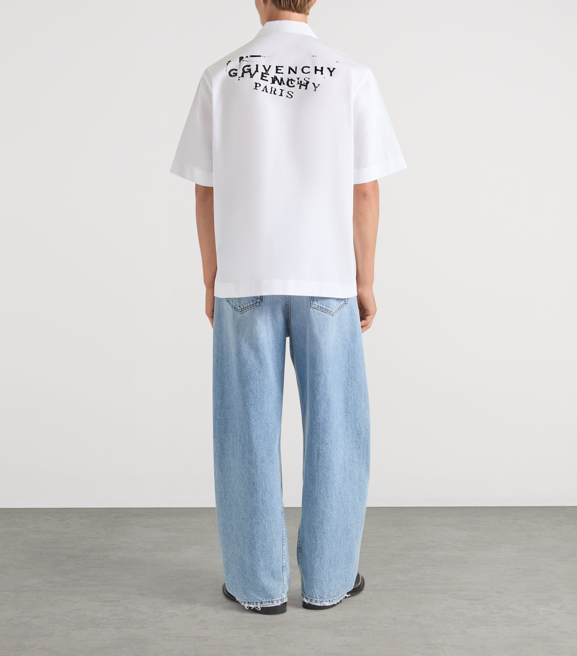 Cotton Logo Shirt WHITE Image 3