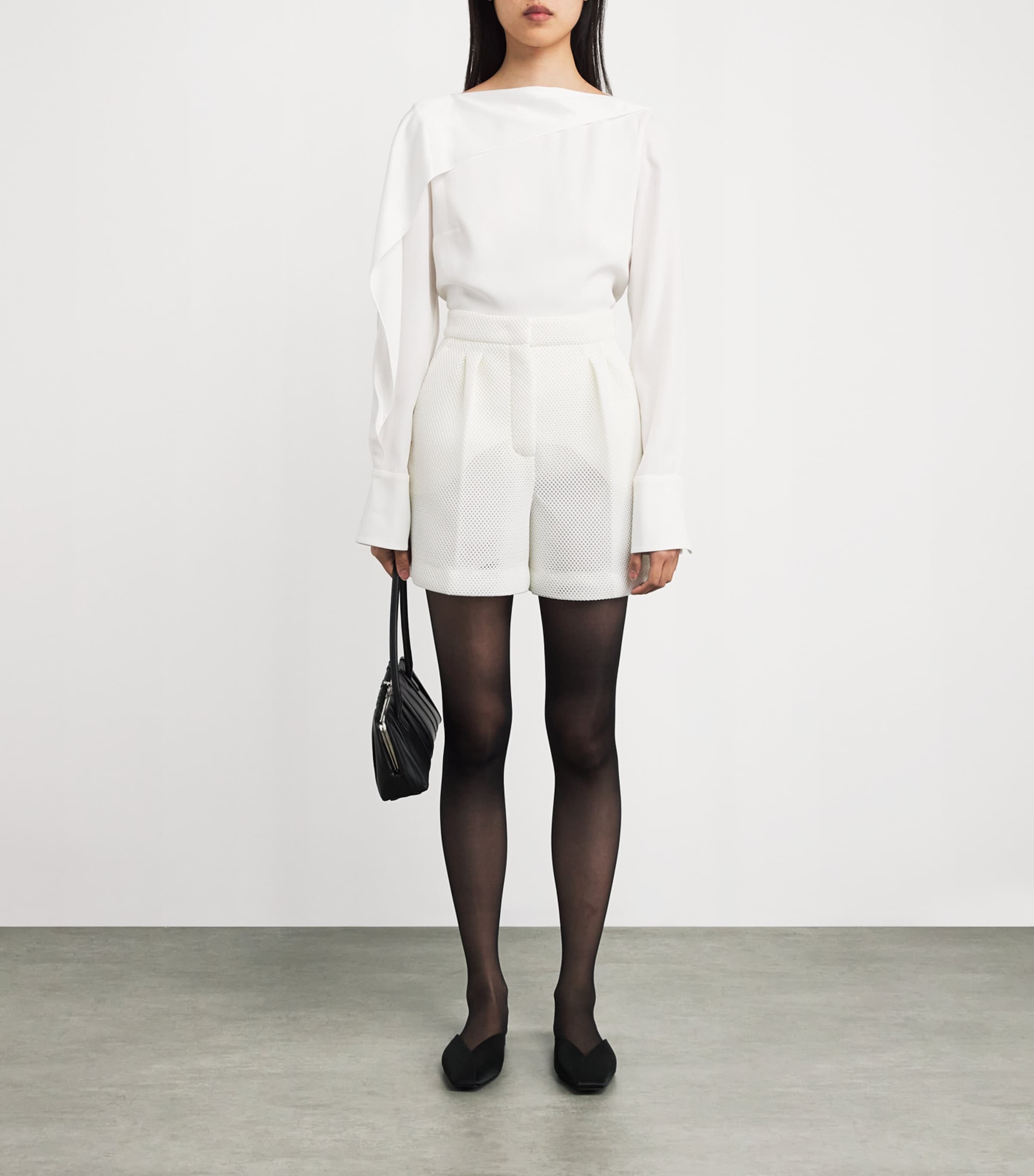 Satin Mules BLACK Image 6