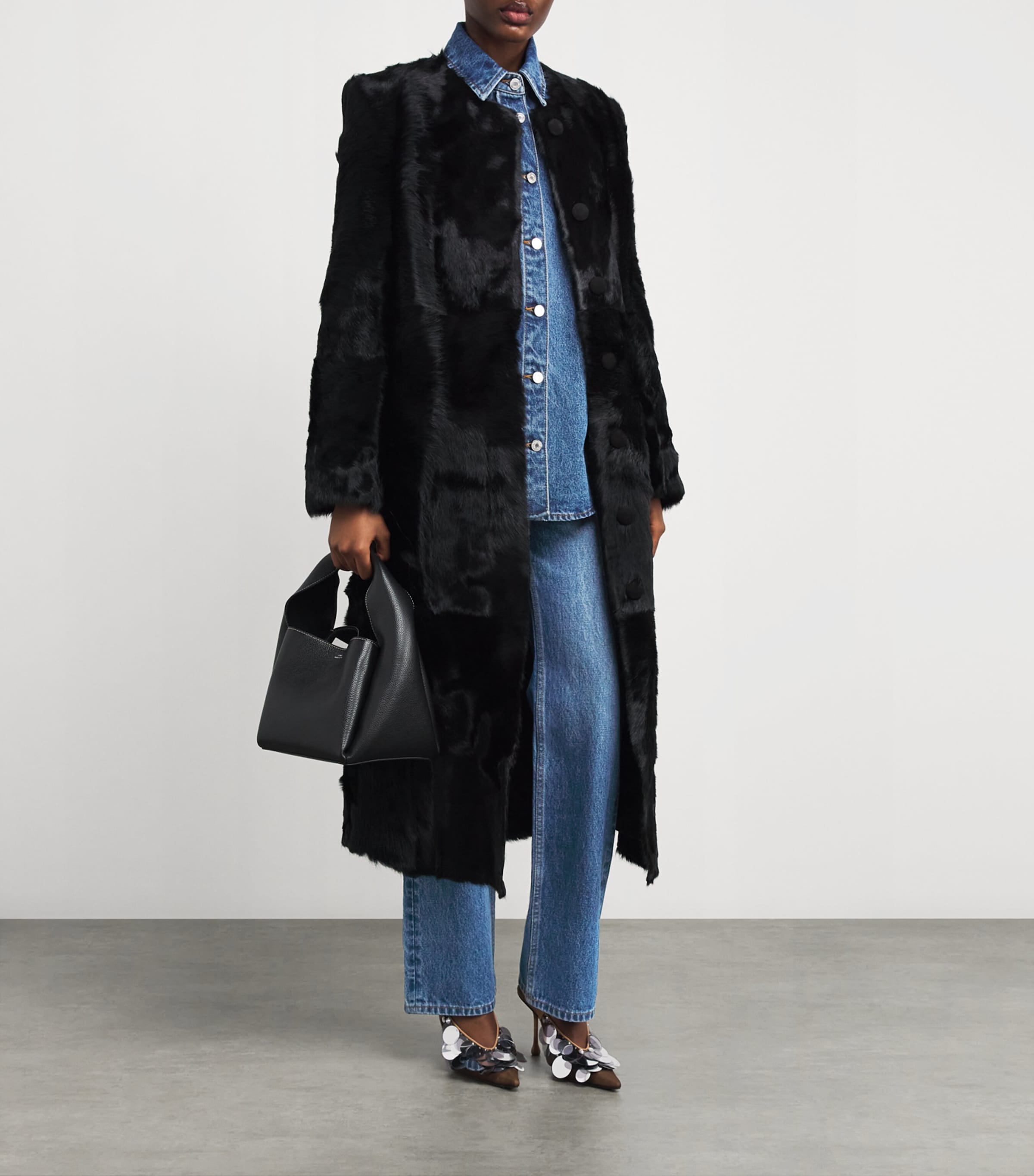 CAMILLA AND MARC Womens Manuela High-Rise Straight Jeans Classic Blue Image 2