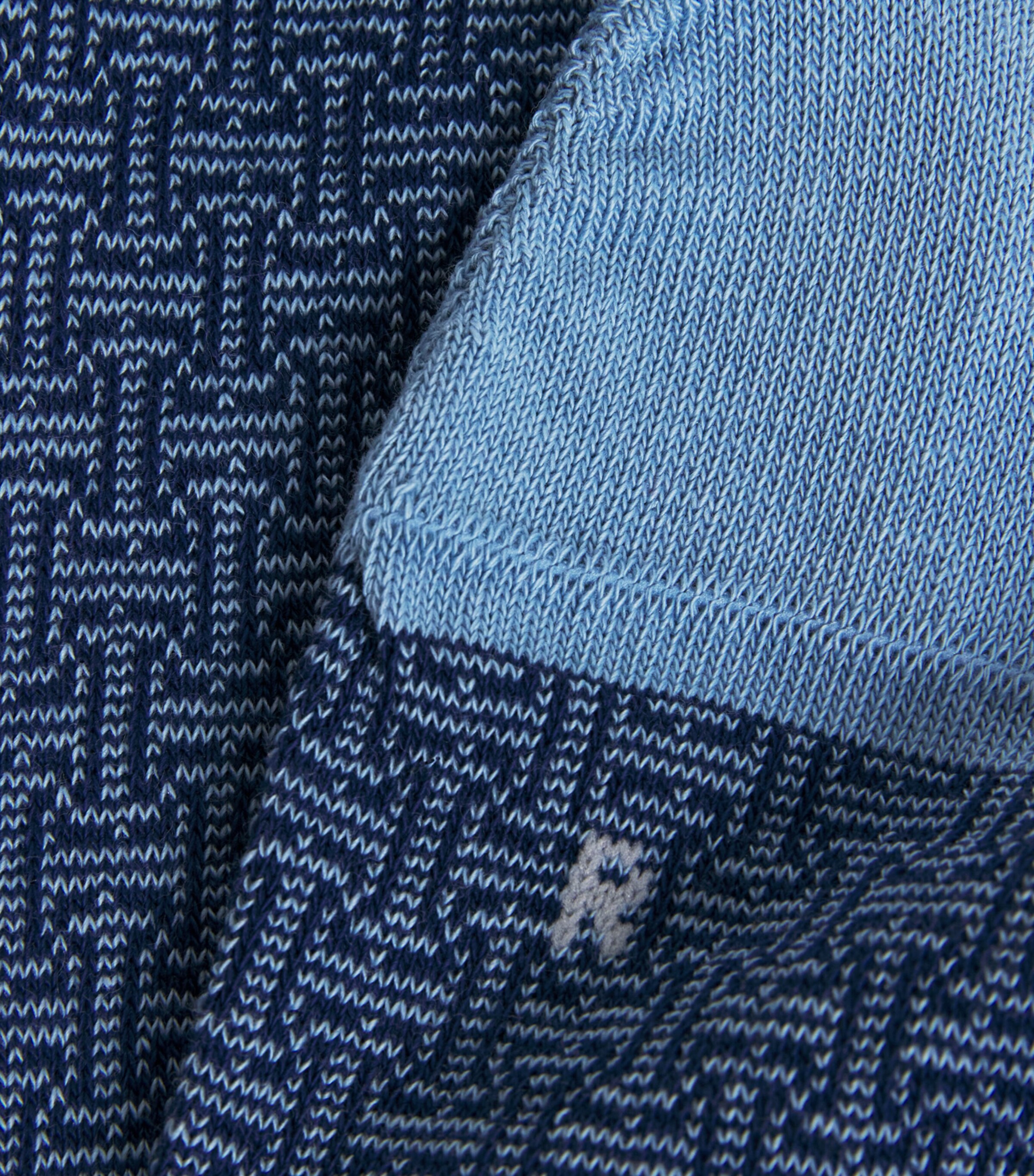 Falke Mens Cotton-Blend Sensitive London Socks Sky Blue Image 2