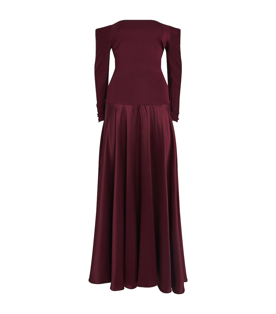 Off-Shoulder Illi Maxi Dress SHIRAZ Image 1