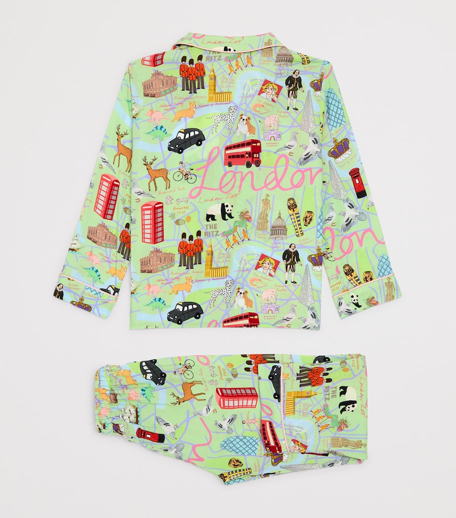 The Swinging City Pyjama Set (2-13 Years) GREEN Image 2