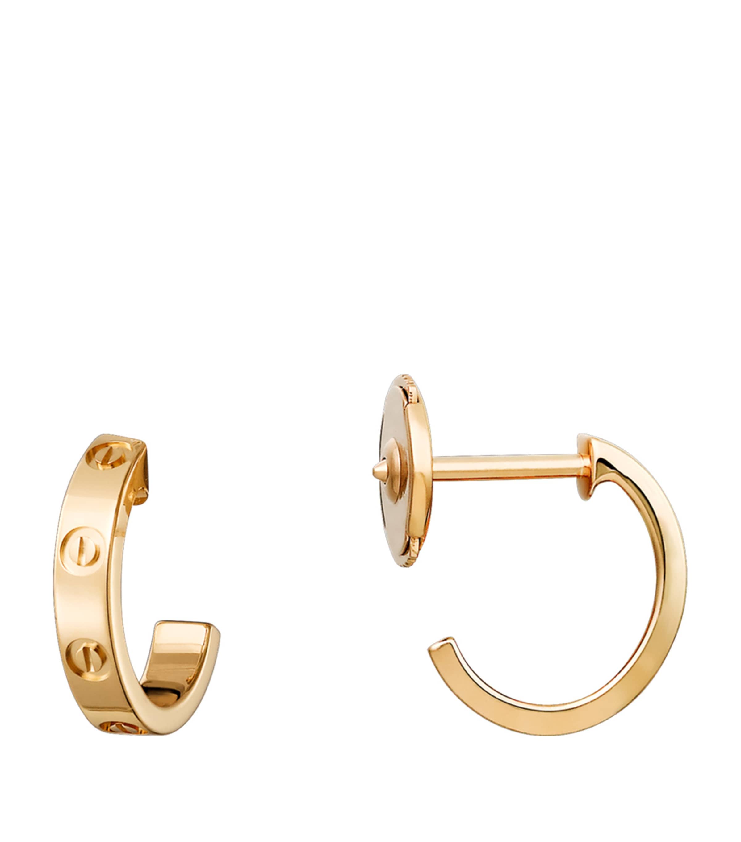 LOVE SINGLE HOOP EARRING イエローゴールドカルティエ Cartier Love Collection Single Hoop 12mm Earring in Yellow Gold