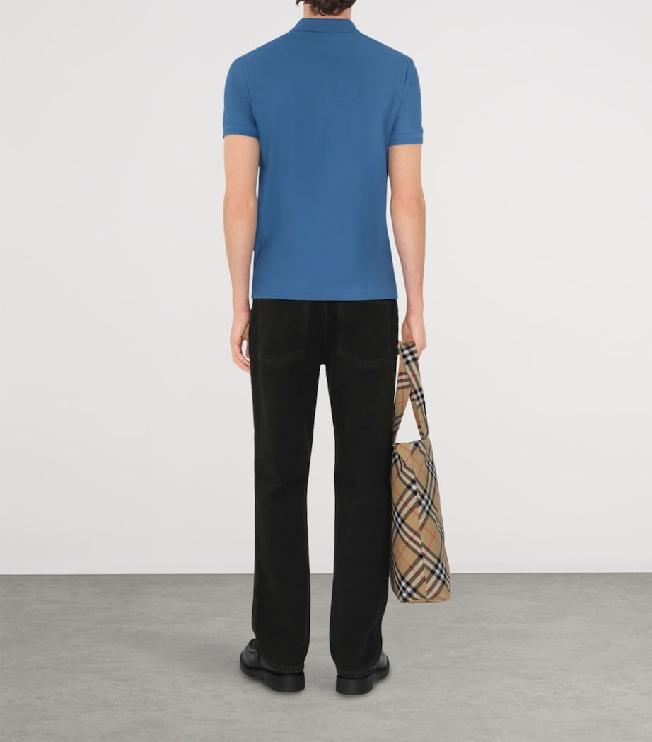 Piqué Cotton Polo Shirt POOL Image 4