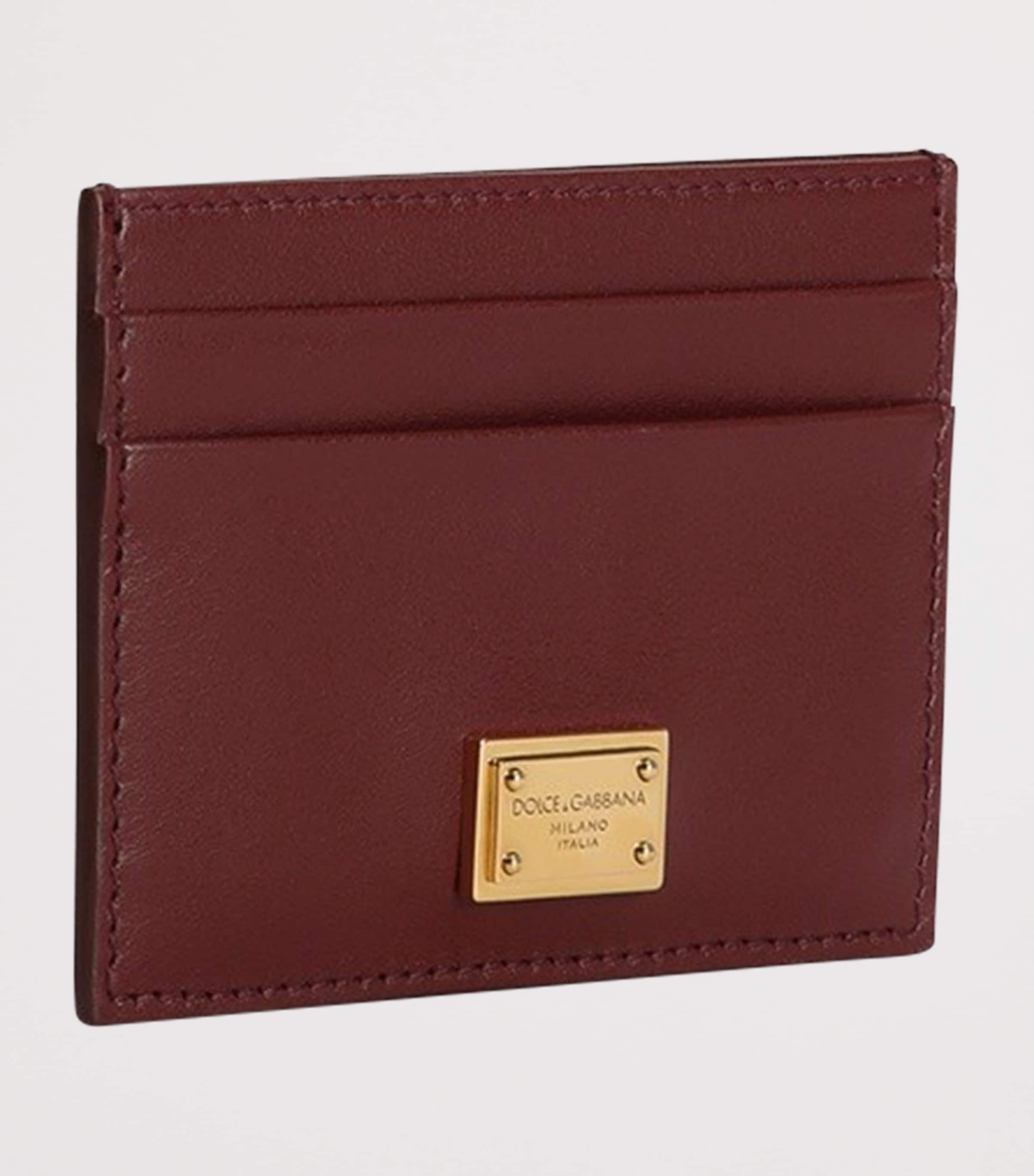 Plongé Calfskin Card Holder 80346-BORDEAUX Image 2