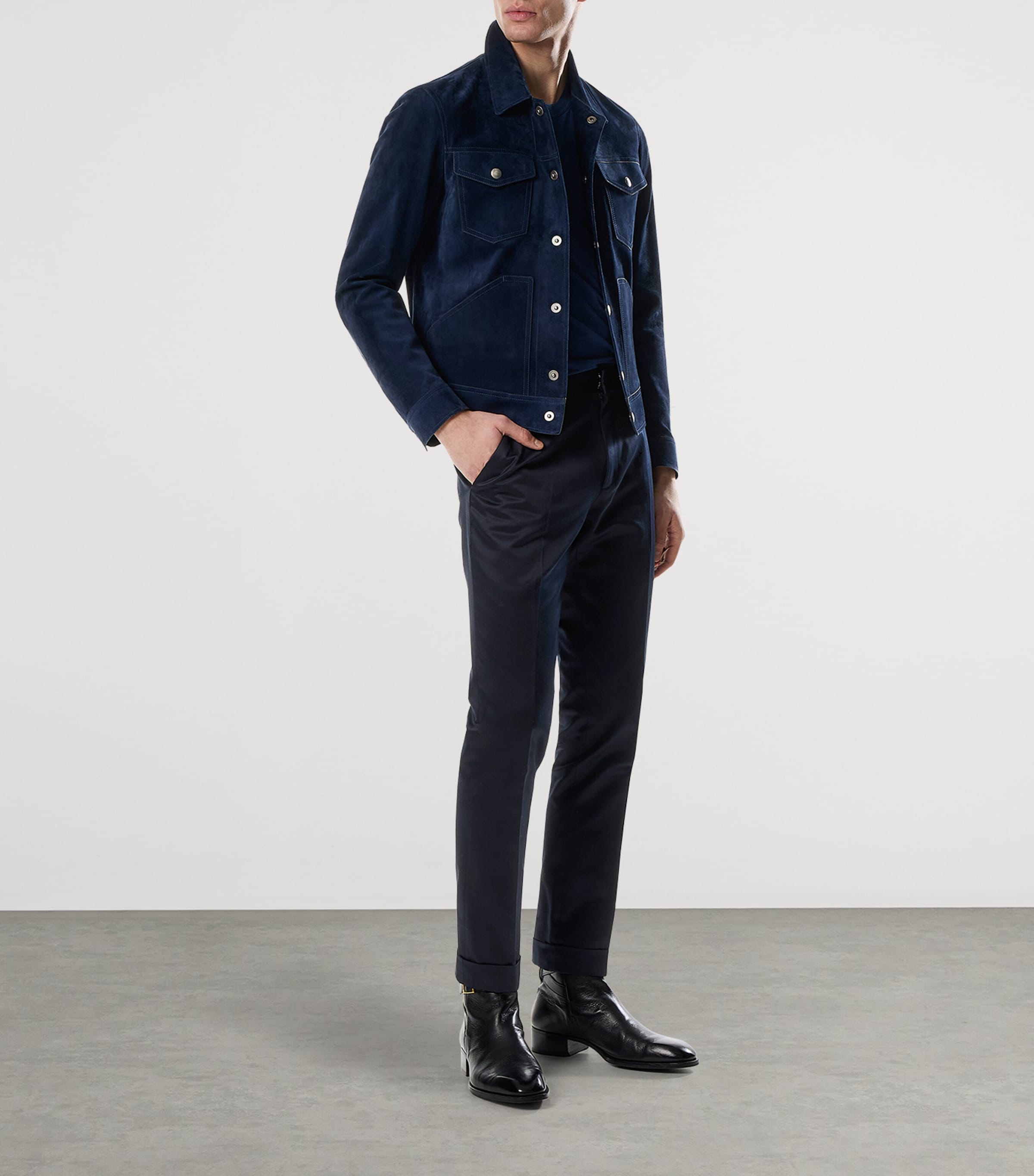 Suede Shirt Jacket HB841 Image 2