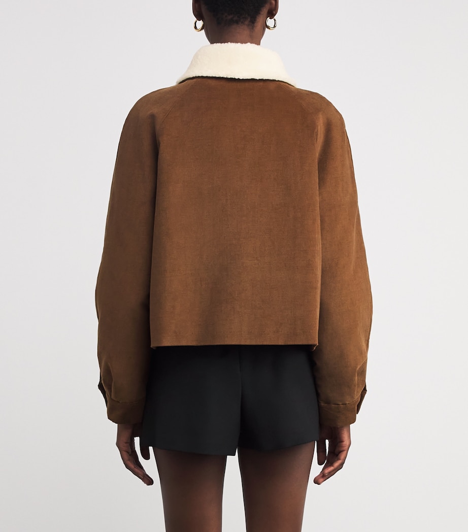 Cotton-Blend Corduroy Jacket CAMEL Image 4