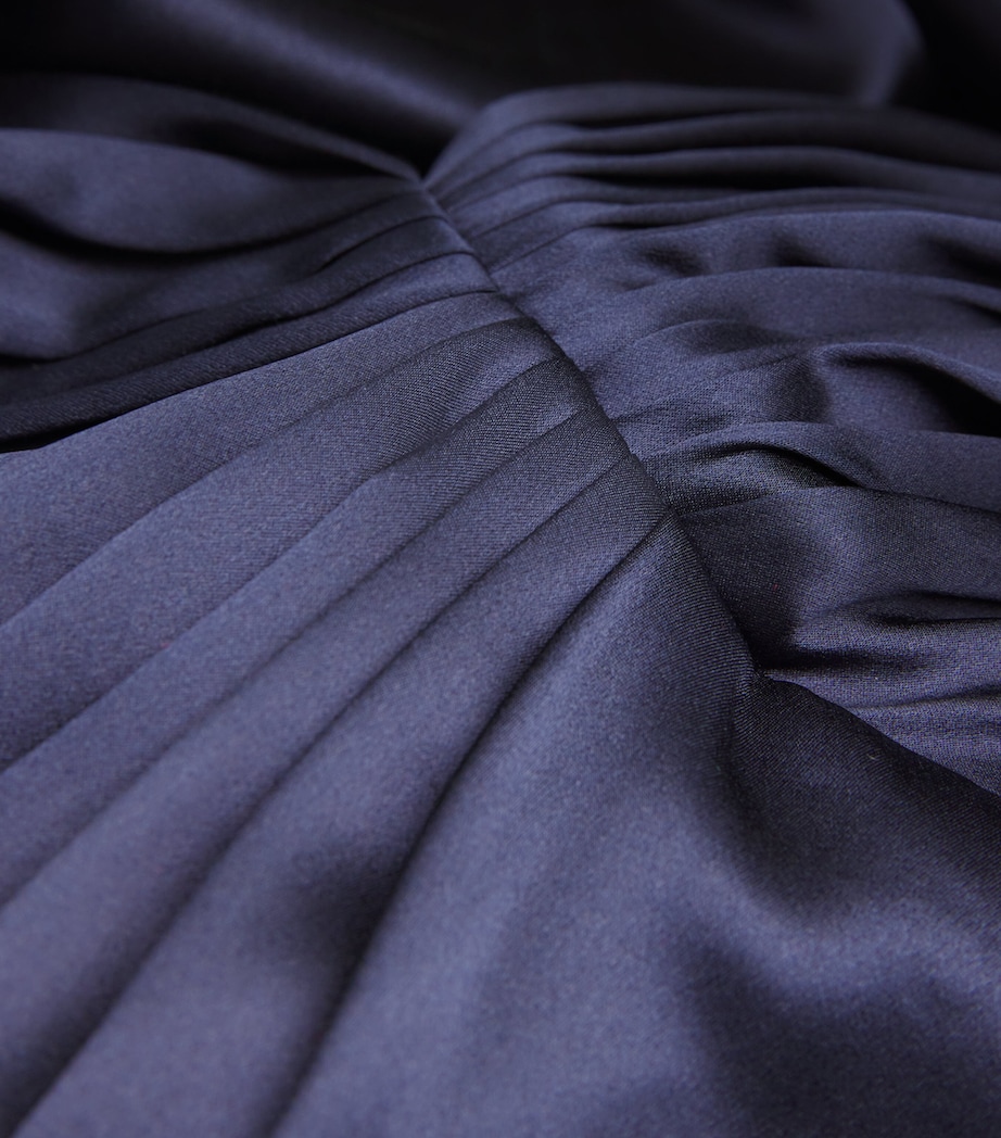 Silk Hiroko Gown NAVY Image 5