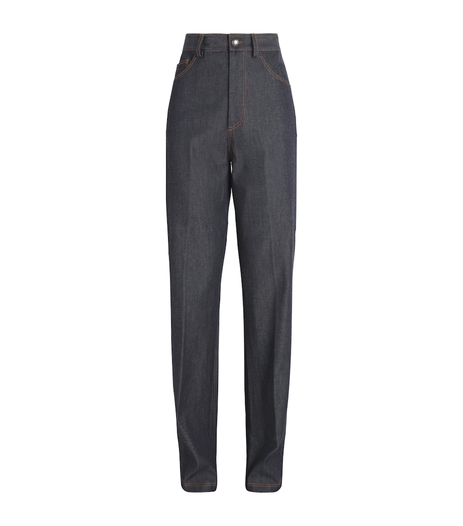 Altuzarra Womens Mills Straight Jeans Indigo Image 1