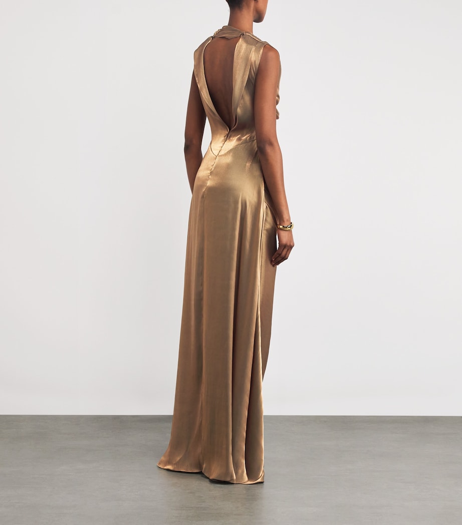 Charmeuse Tension Douce Gown BRONZE Image 3