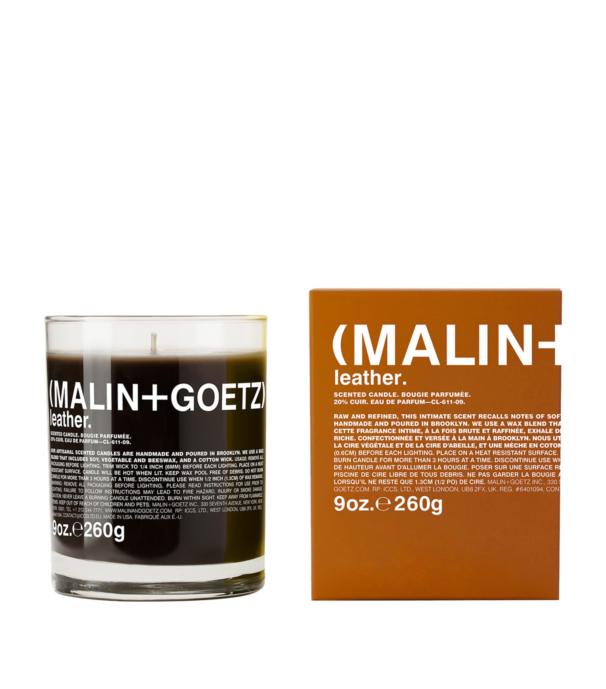 Leather Candle (260g) NO COLOUR Image 2